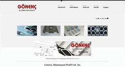Desktop Screenshot of gonencaluprofil.com